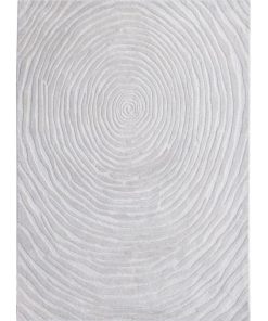 Tapis salon 120x170 IZ Ecru tapis salon en laine dessin en relief - Ecru