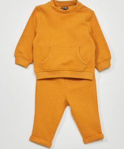 Ensemble t-shirt + pantalon de jogging - 2 pièces - Jaune