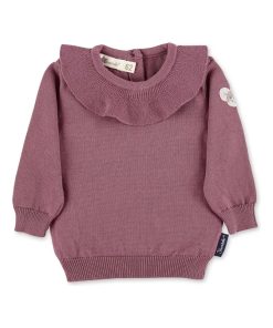 Sterntaler Ensemble chemise et pantalon en tricot GOTS - Rose