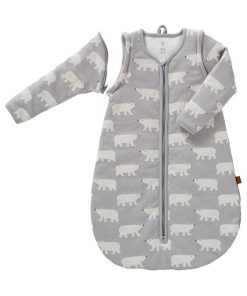 Gigoteuse Hiver Ours Polaire en Coton Bio - Gris