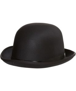Chapeau melon uni - noir