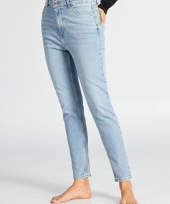 Pantalon slim en denim - 32L - Bleu