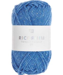 Pelote de coton Ricorumi 25 g - Bleu - N/A