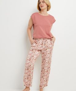 Cajou pantacourt viscose - Blanc