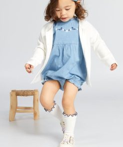 Gilet en maille fine - blanc