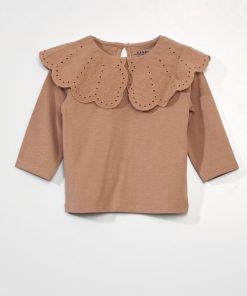 T-shirt manches longues - Marron