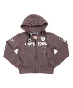 SWEAT ZIPPE WINE BOY - Gris