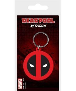 Marvel Comics porte-clés caoutchouc Deadpool Symbol 6 cm - N/A
