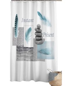 Rideau de douche Instant Present - Bleu