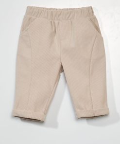 Pantalon sarouel en velours - Rose
