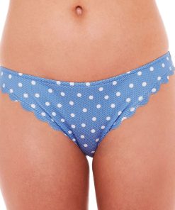 Slip de bain COQUILLAGE - Brigitte Bardot - Bleu