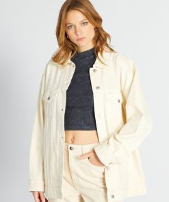 Veste en twill - Ecru