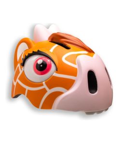Casque de Vélo pour enfants | Girafe Marron | Crazy Safety | Certifié EN1078 - Marron
