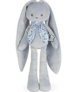 Peluche Lapinoo pantin lapin bleu (35 cm) - Bleu
