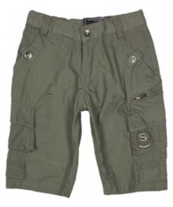 Pantacourt garçon ECORO - Kaki