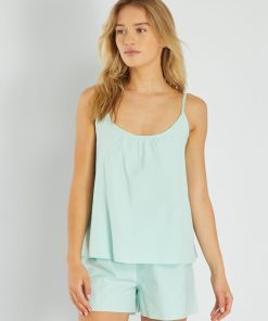 Ensemble pyjama short - 2 pièces - Turquoise