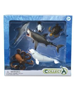 Set 6 figurines Animaux marins - N/A