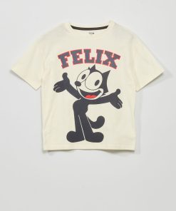 T-shirt en jersey 'Félix' - Blanc