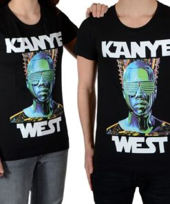 Tee Shirt Little Eleven Paris Kanye SS Mixte (Garçon / Fille) Noir - Noir