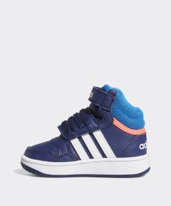 Baskets 'adidas' 'Hoops mid' - Bleu
