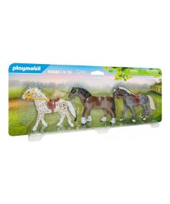 70683 'playmobil' 3 Chevaux Les Poneys - N/A