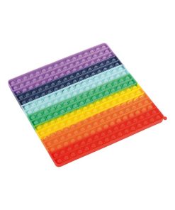 Plaque Pop it arc-en ciel 30cm - N/A