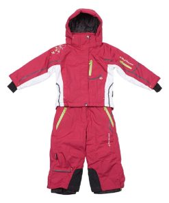 Ensemble de ski fille FAULINE - Rose framboise