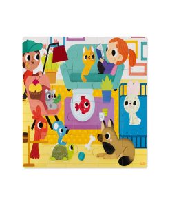 Puzzle Tactile Les Animaux Domestiques - N/A