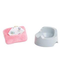 Pot et Lingette pour poupon 30 et 36 cm - N/A