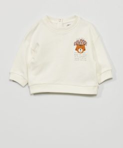 Sweat en molleton - Blanc
