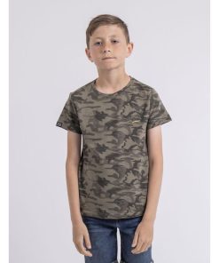 T-shirt col rond NILIMOUR-J - Kaki