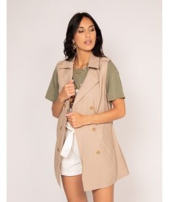 Veste sans manches ULIANA - Beige