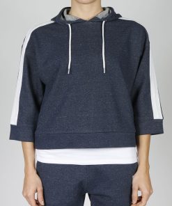 Sweat court loose CLARIE - Bleu