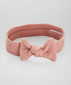 Bandeau jersey côtelé - Rose