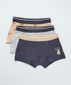Lot de 3 boxers - MARRON