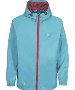 Trespass Qikpac - Veste imperméable repliable unisexe - Bleu canard