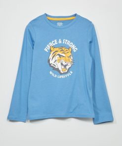 T-shirt imprimé - BLEU