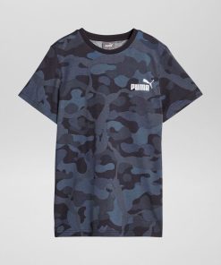 T-shirt 'Puma' à col rond - Bleu marine