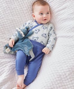 Set body + legging + bonnet, foncé/aqua - Bleu