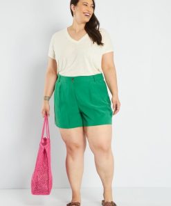 Short en twill - vert