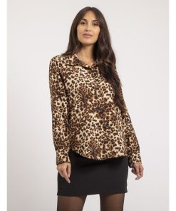Chemise motifs OCILLIA - Beige