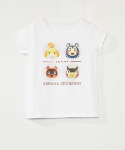 T-shirt 'Animal Crossing' manches courtes - blanc