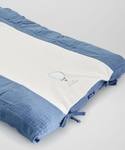 Housse de matelas à langer - Bleu