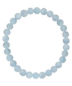 Bracelet Adulte - Aigue Marine Béryl - Bleu clair