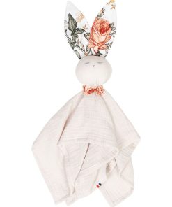 Doudou plat Lapin personnalisable, Néo Vintage - Multicolore