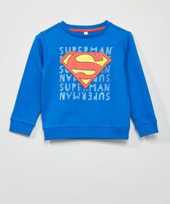 Sweat en molleton 'Superman' 'DC Comics' - bleu