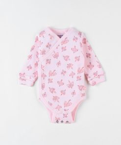 Body longues manches évolutif, clair - Rose