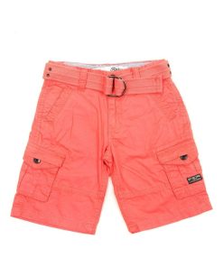 BERMUDA BASTIAN BOY - Rouge clair