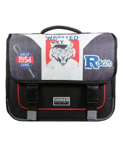 BAGTROTTER Cartable 38 cm Vorax Noir Tigre - Noir