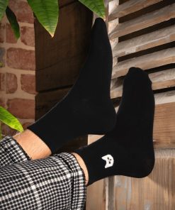 Chaussettes En Coton Chat Grognon- Sockup- 35-43 - Noir